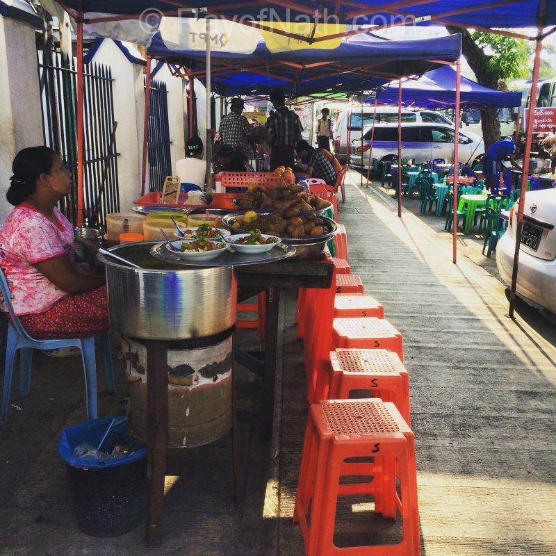 Kiosque de nourriture traditionnel
