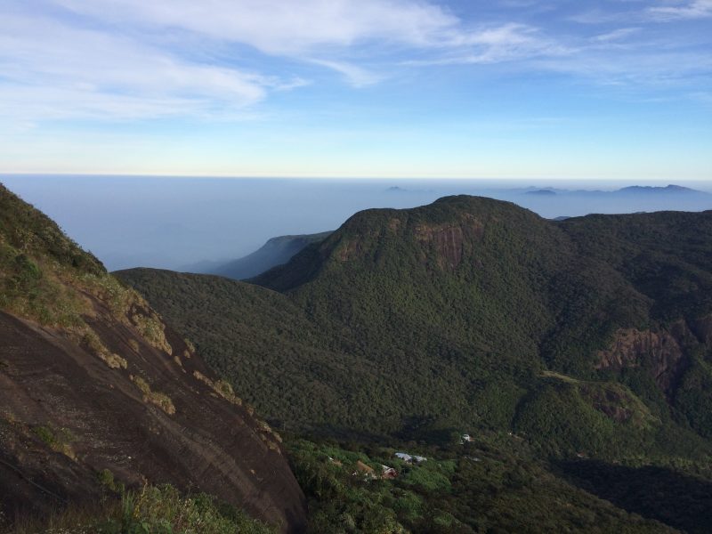 Du sommet d'Adam's Peak, Sri Lanka