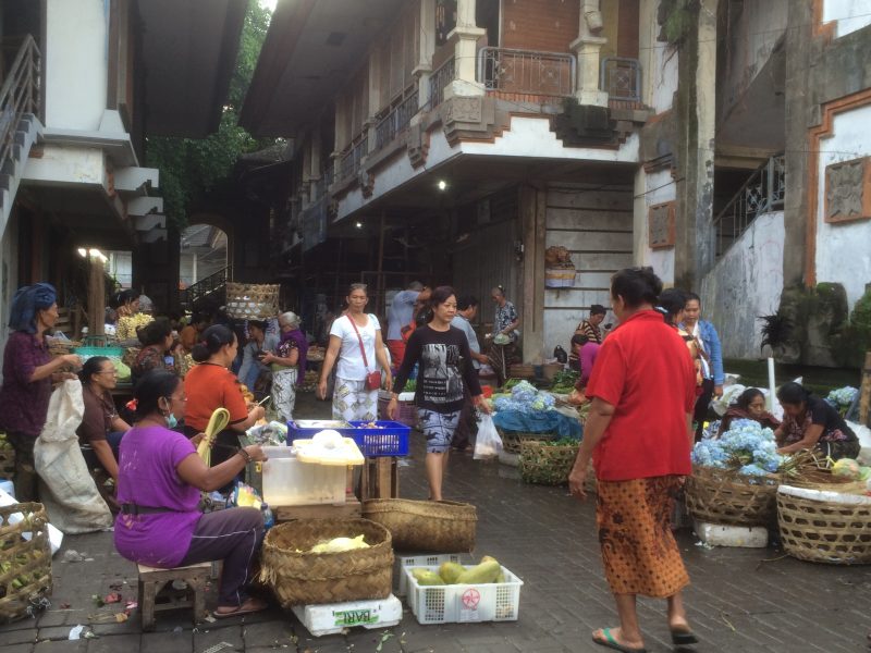 Marché du matin à Ubud, Bali