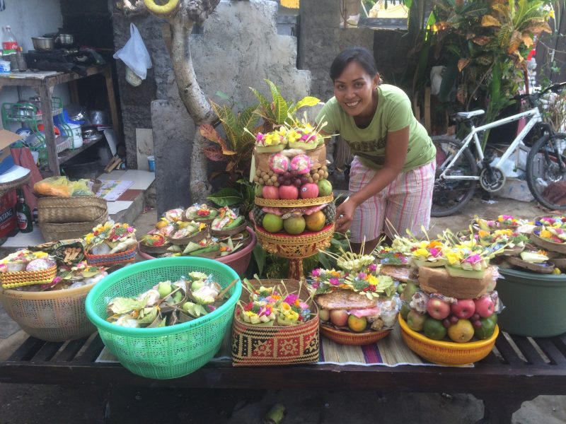Offrandes durant Galungan