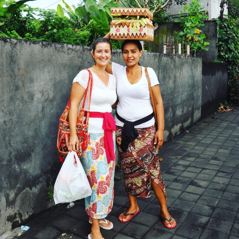 Avec Komang en route vers Tirta Empul, Ubud, Bali