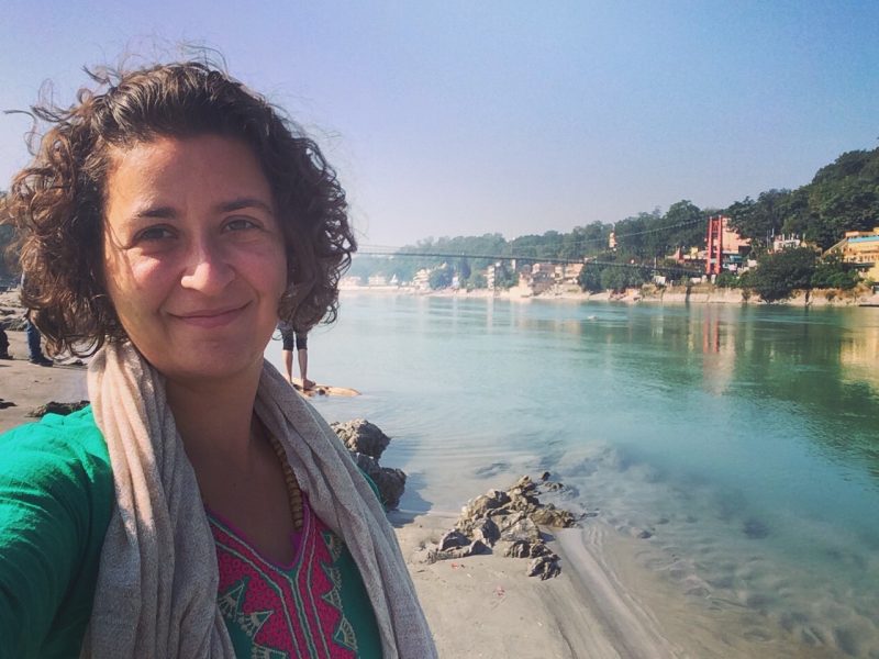 Au bord de la Ganga, Rishikesh, Inde